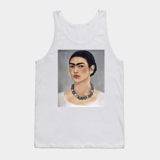 Self Portrait with Necklace by Frida Kahlo Tank Top